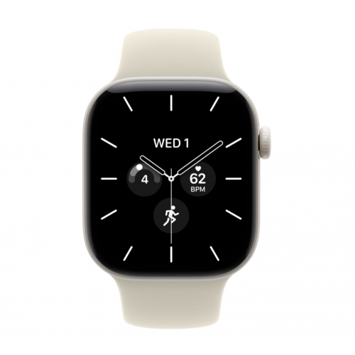 Apple Watch Series 12 42 mm Pearl White Ceramic, Sport Band (Sand)